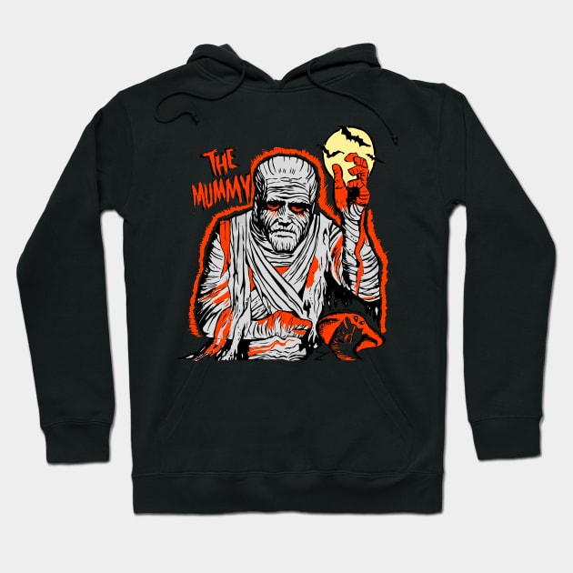 Vintage Halloween mummy T-Shirt Hoodie by UnlovelyFrankenstein